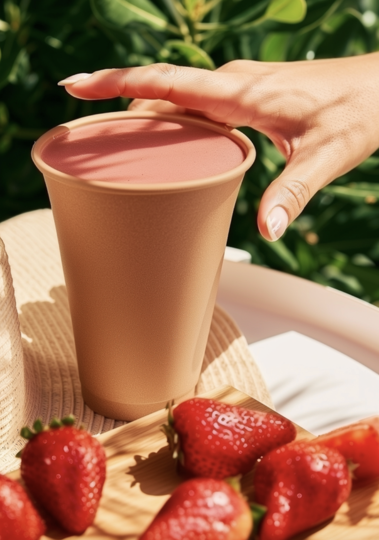 Fresh berry smoothie